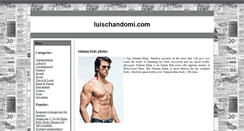 Desktop Screenshot of luischandomi.com